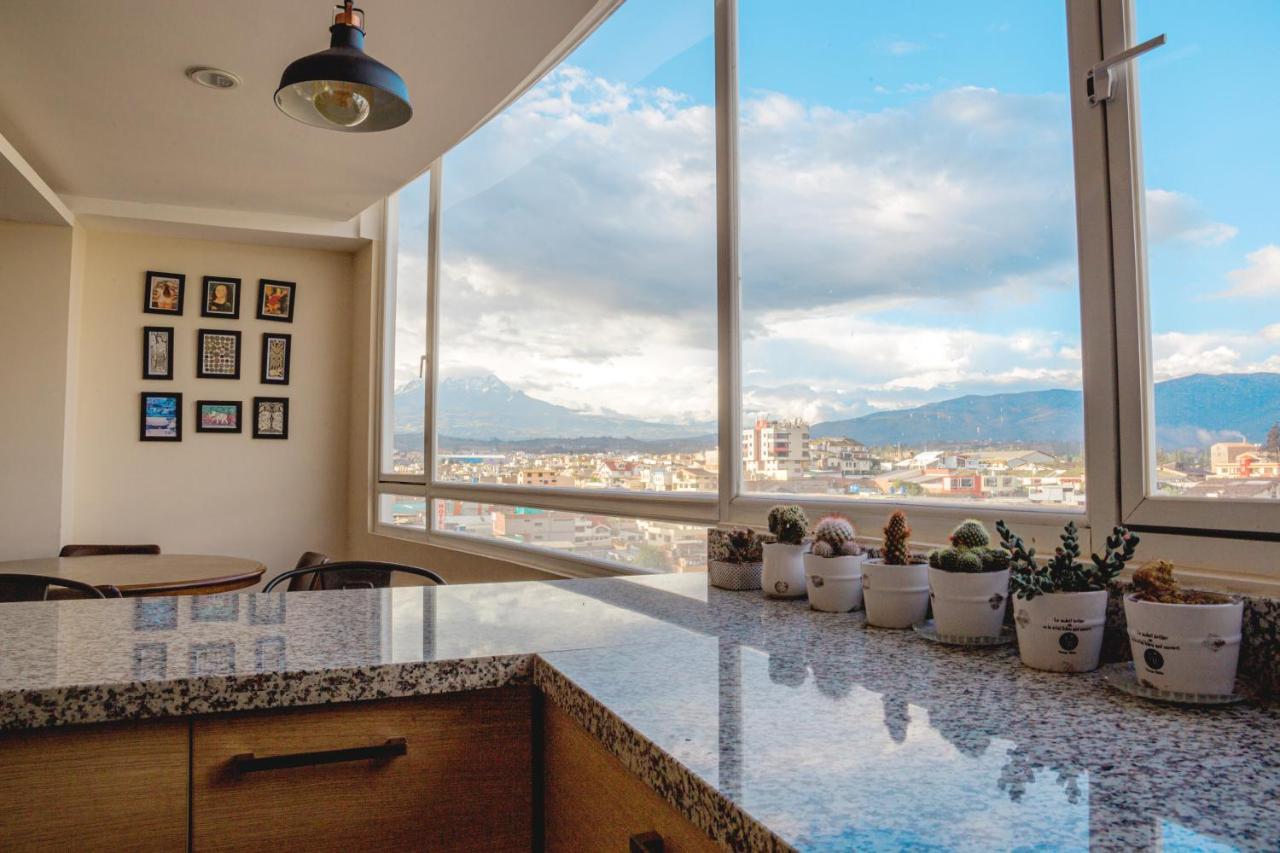 Wanderlot - Departamento Leganza - Penthouse Lujoso Apartment Riobamba Luaran gambar