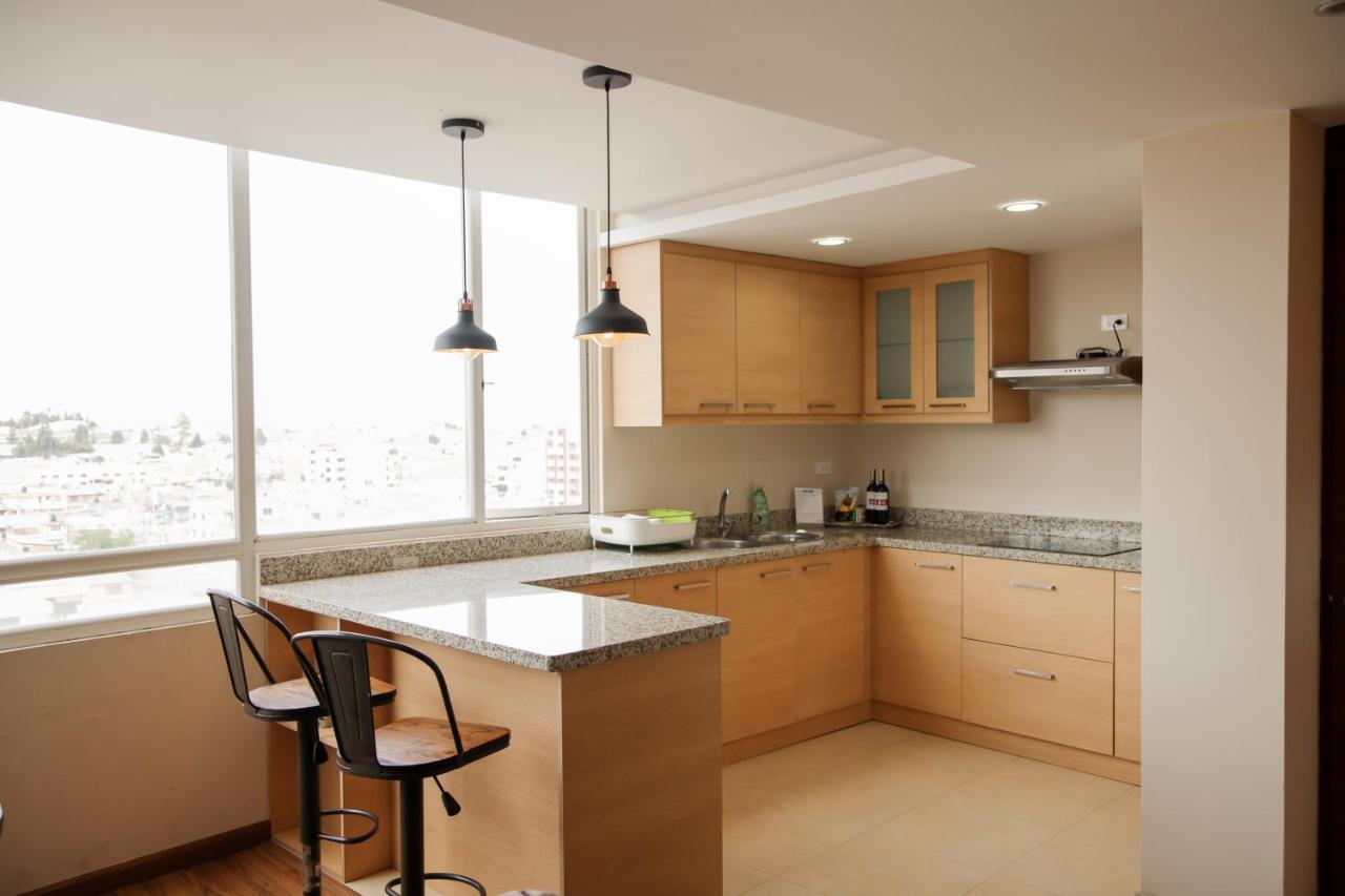 Wanderlot - Departamento Leganza - Penthouse Lujoso Apartment Riobamba Luaran gambar